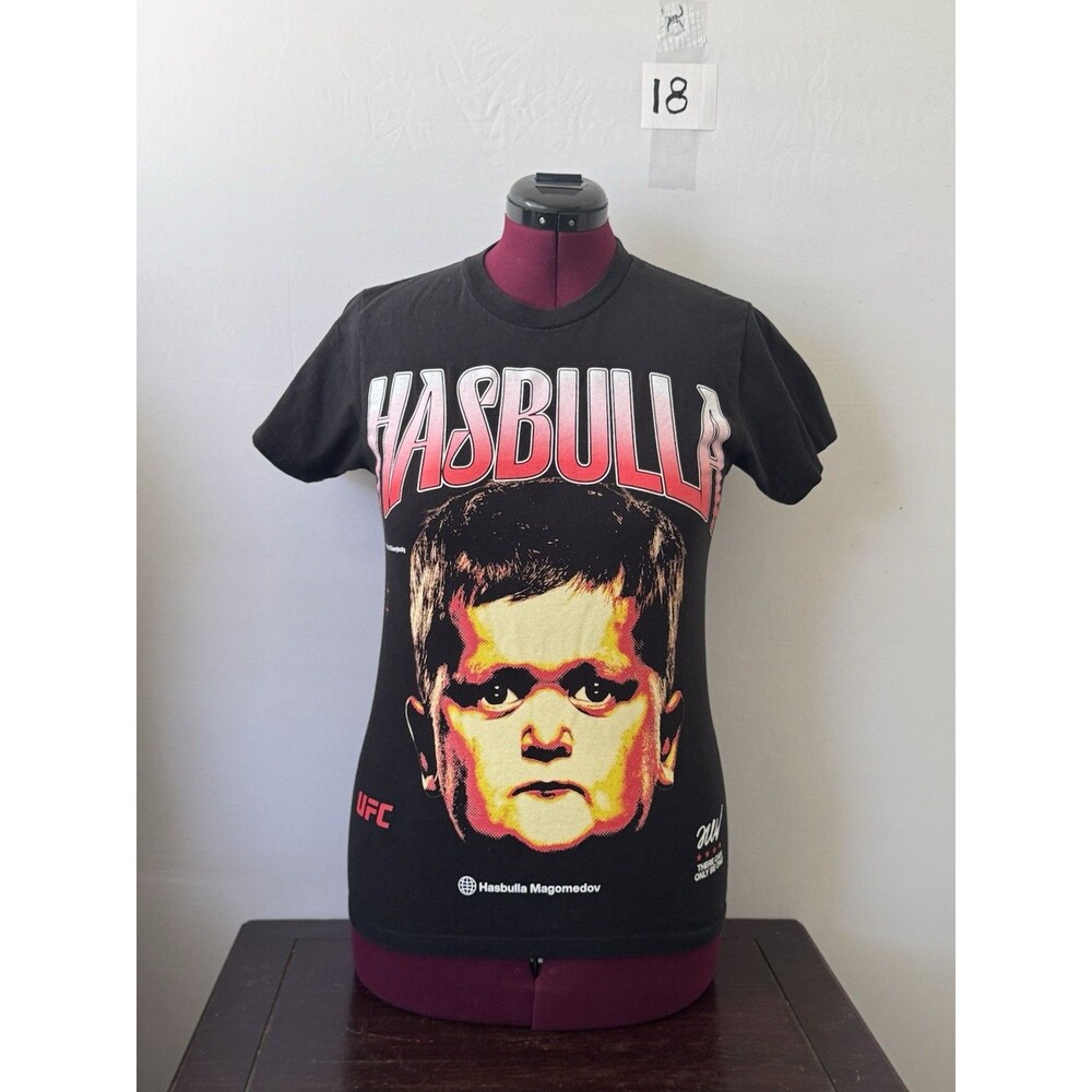 Hasbulla Magomedov UFC Graphic T Shirt Black Small MMA Fight Fan Tee